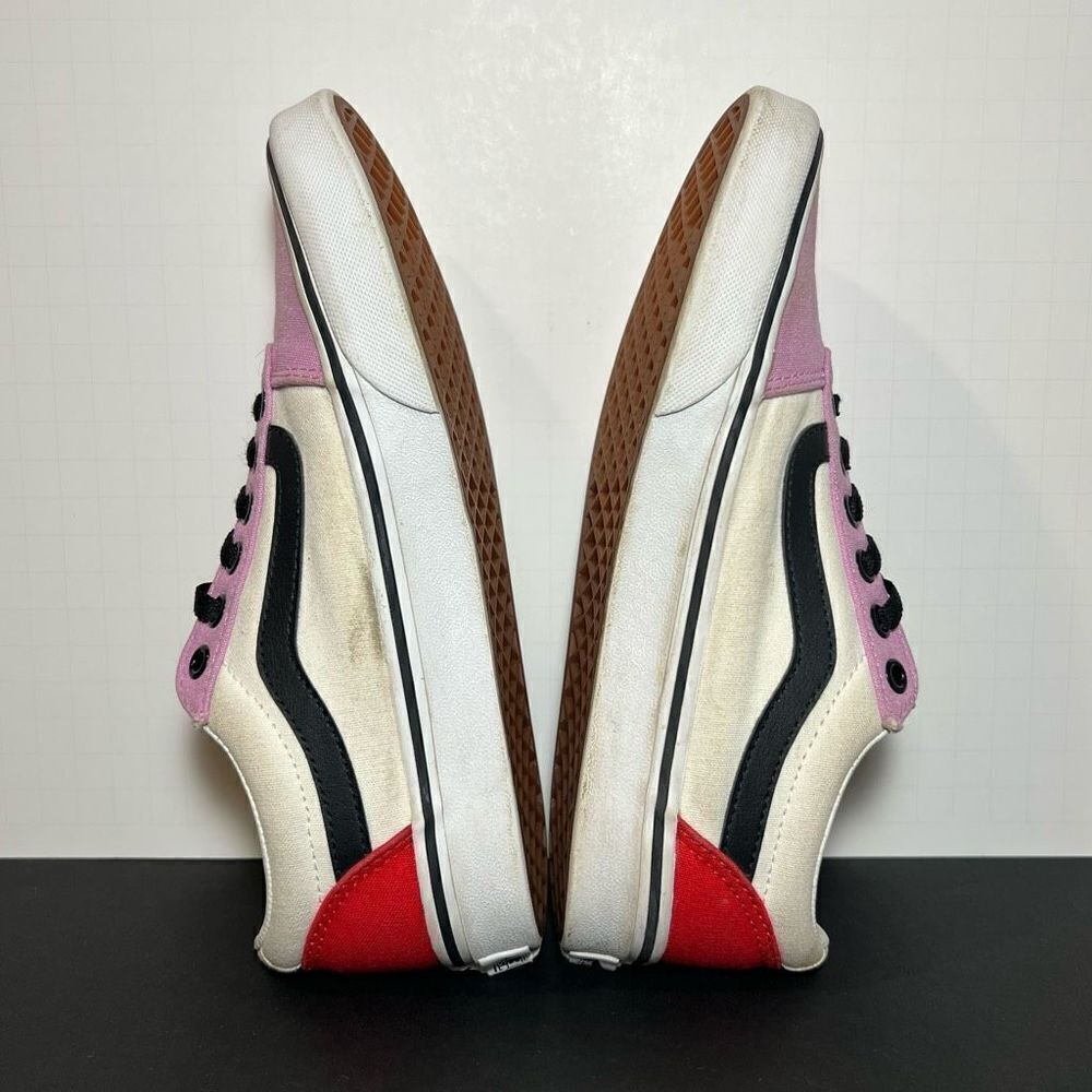 Womens VANS Old Skool Multicolored Low Top Sneakers / Size 7 - Picture 6 of 9